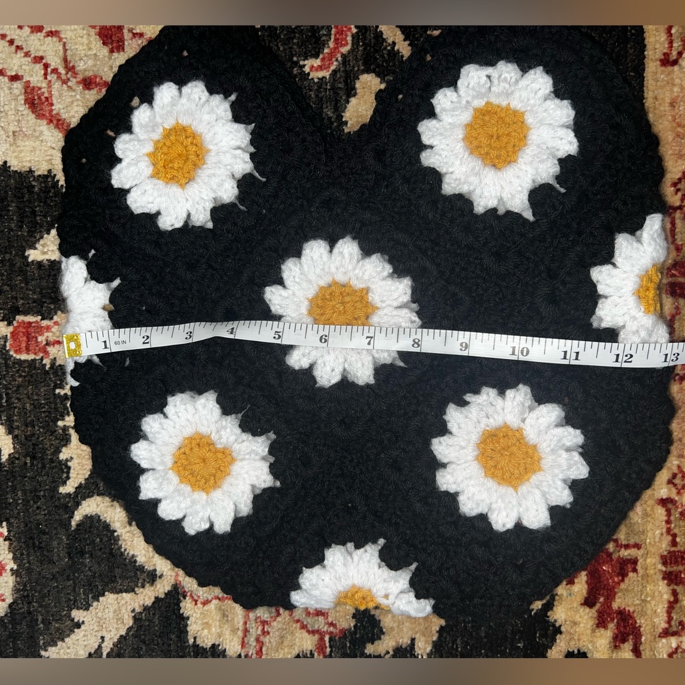 🌼Hand Crocheted Daisy Tote!🌼🥰 - Picture 9 of 14